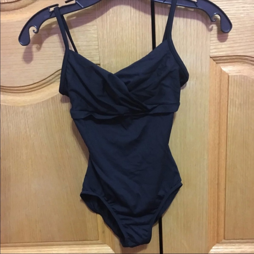 Petite Black Dance Leotard